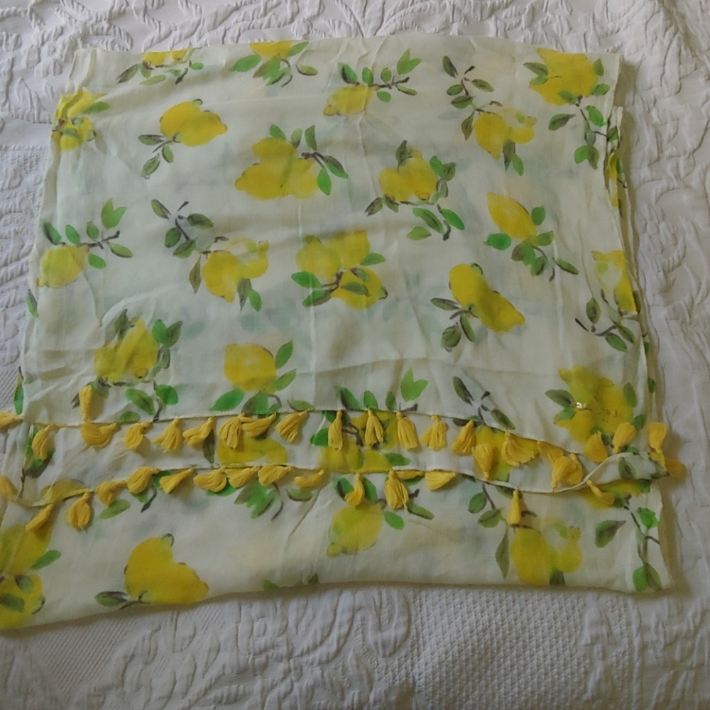 Kate Spade lemon scarf